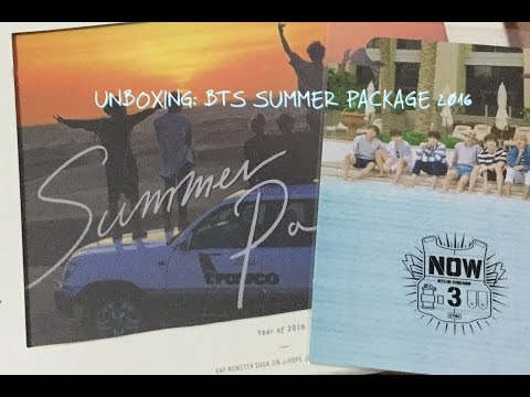 UNBOXING | BTS SUMMER PACKAGE 2016 - BTS IN DUBAI - YouTube