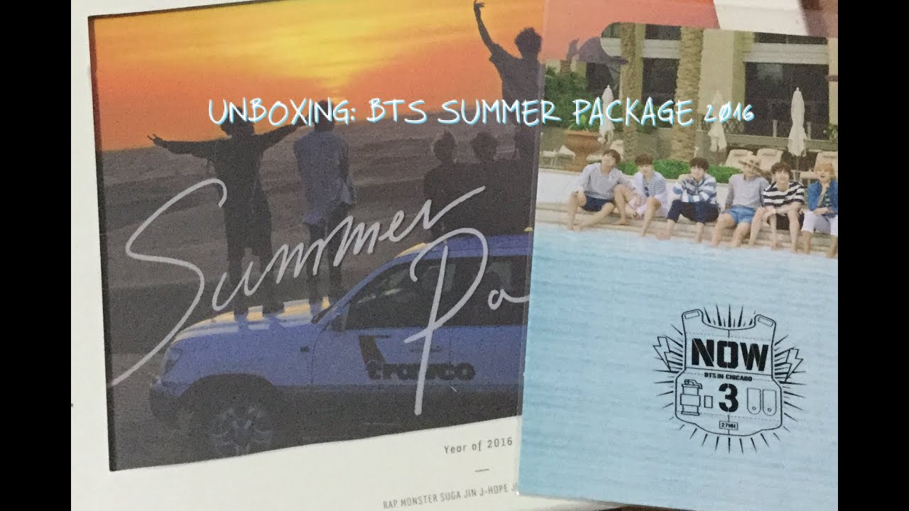 UNBOXING | BTS SUMMER PACKAGE 2016 - BTS IN DUBAI - YouTube