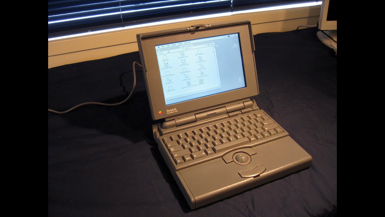 The Apple Macintosh Powerbook 145b (as seen in Terry Stewart's