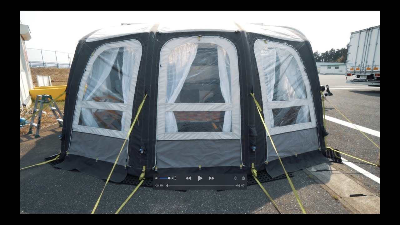 キャンピングトレーラー 専用サイドオーニングテント個人輸入kampa ace