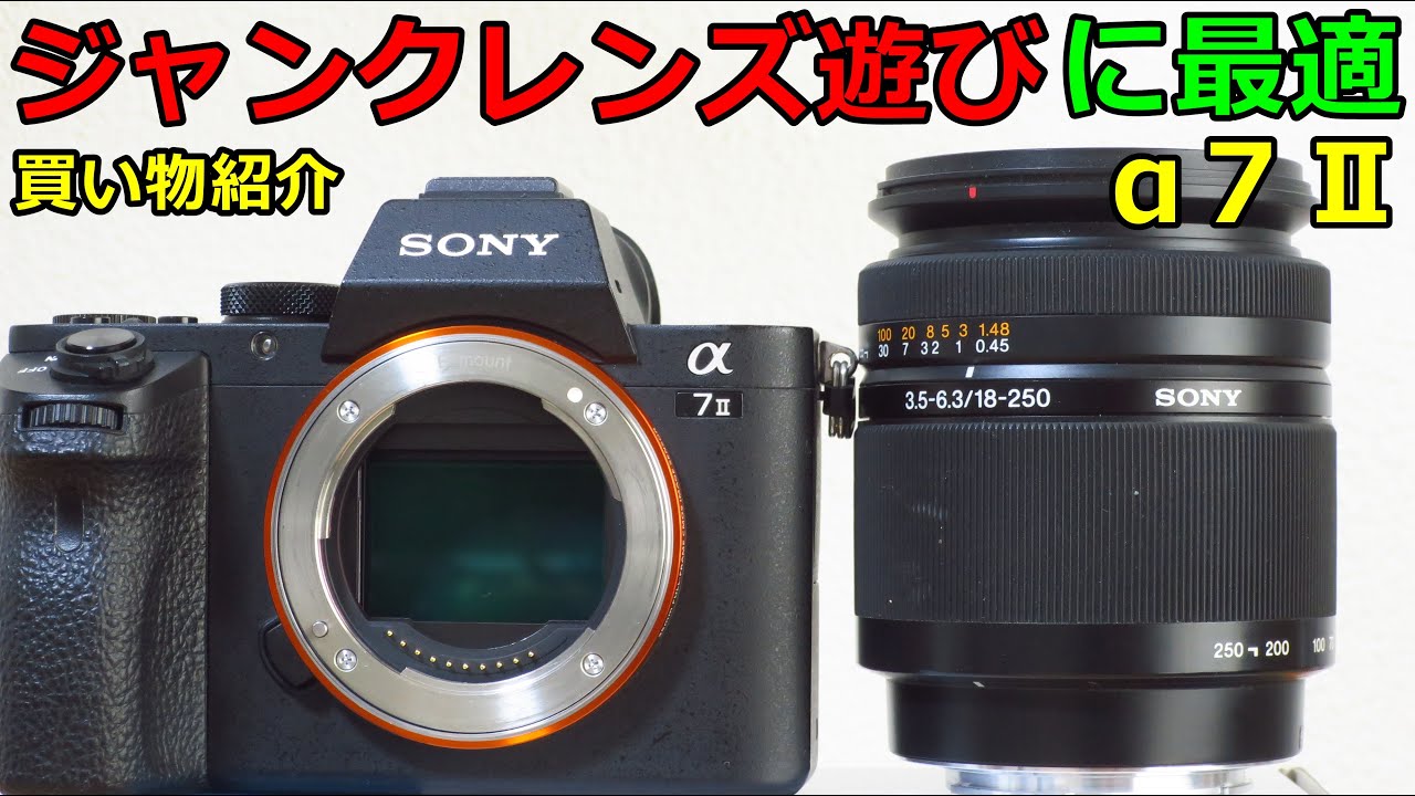中古カメラ買い物】69840円 SONY A7Ⅱ ジャンクレンズ遊びに最適な