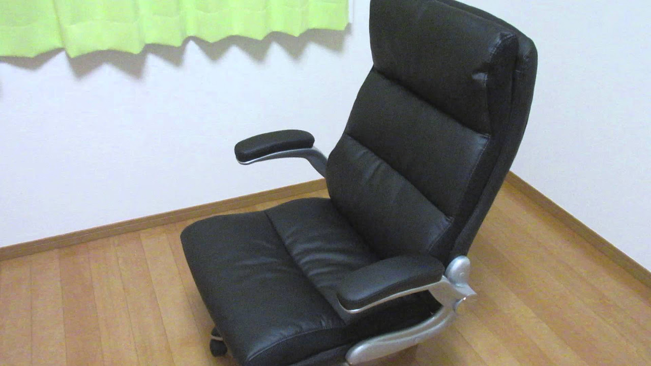 ニトリのワーキングチェア（椅子）クラウズBK - YouTube