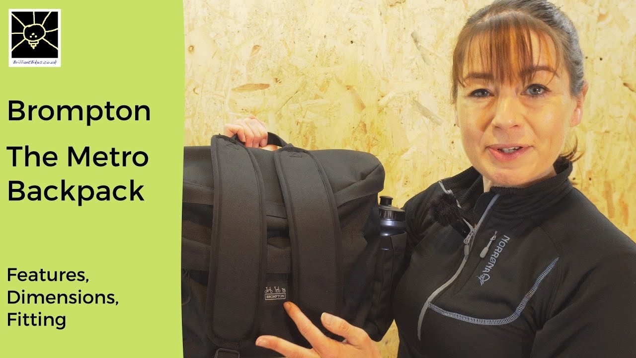 Brompton Metro Backpack - new for 2020 - YouTube