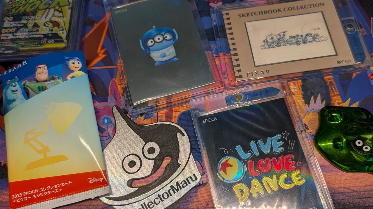 Epoch 2025 PIXAR Collection Cards Character Cards! - YouTube