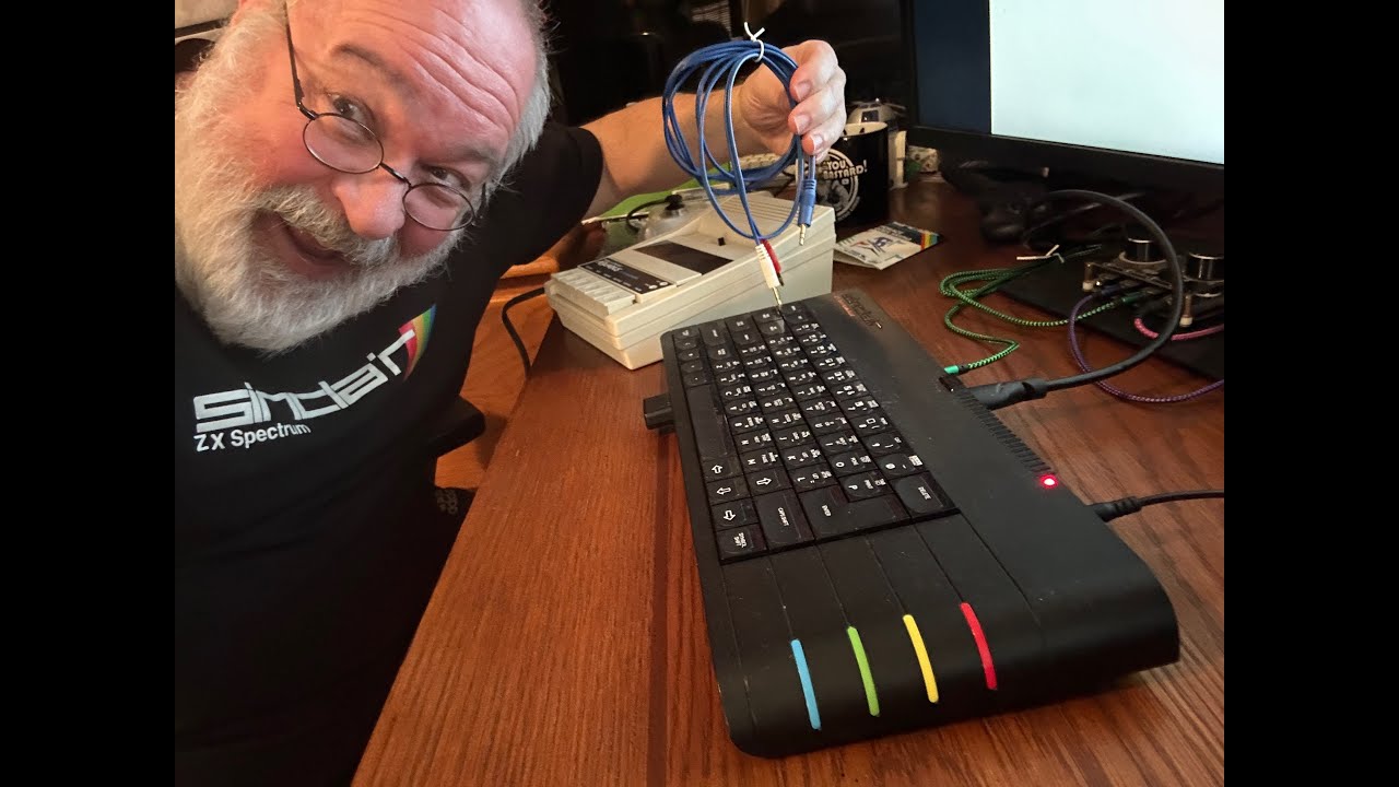 FIRST TIME - ZX Spectrum Next Cassette Loading A Game - 2025