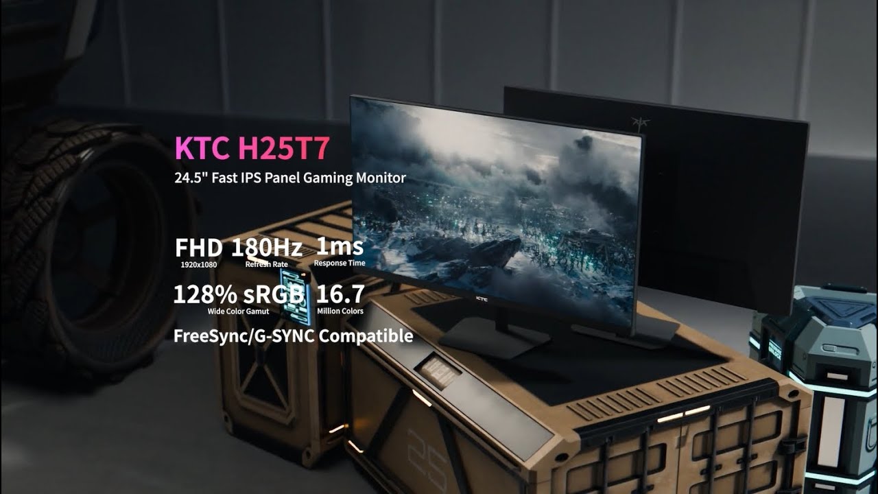 New Release] KTC 24.5Inch 180Hz Gaming Monitor Has Launched! - YouTube