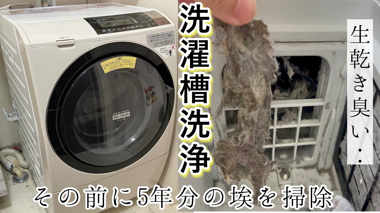 ドラム式洗濯機分解清掃【 HITACHI 】日立 洗濯10.0kg/乾燥6.0kg