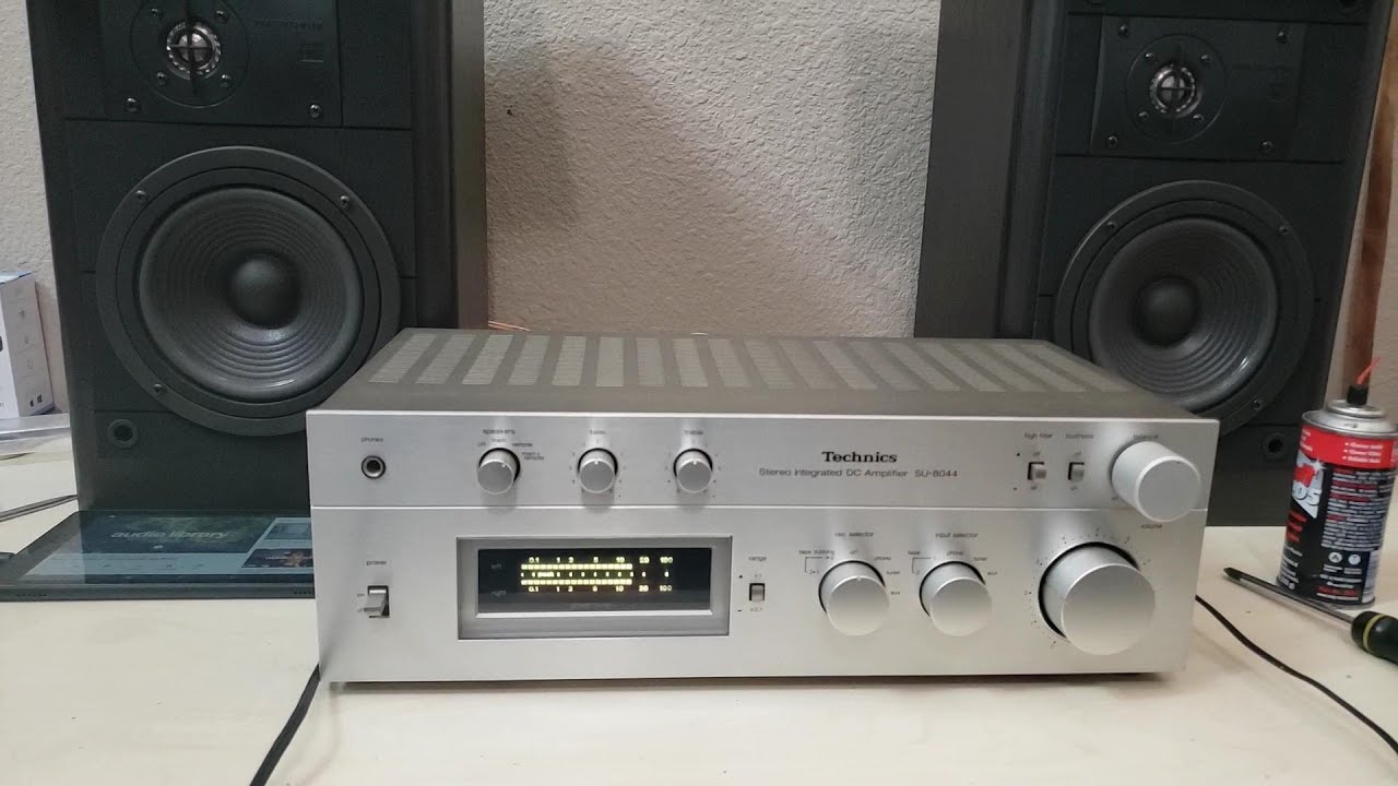 Technics SU-8044: Cleanup and Testing - YouTube