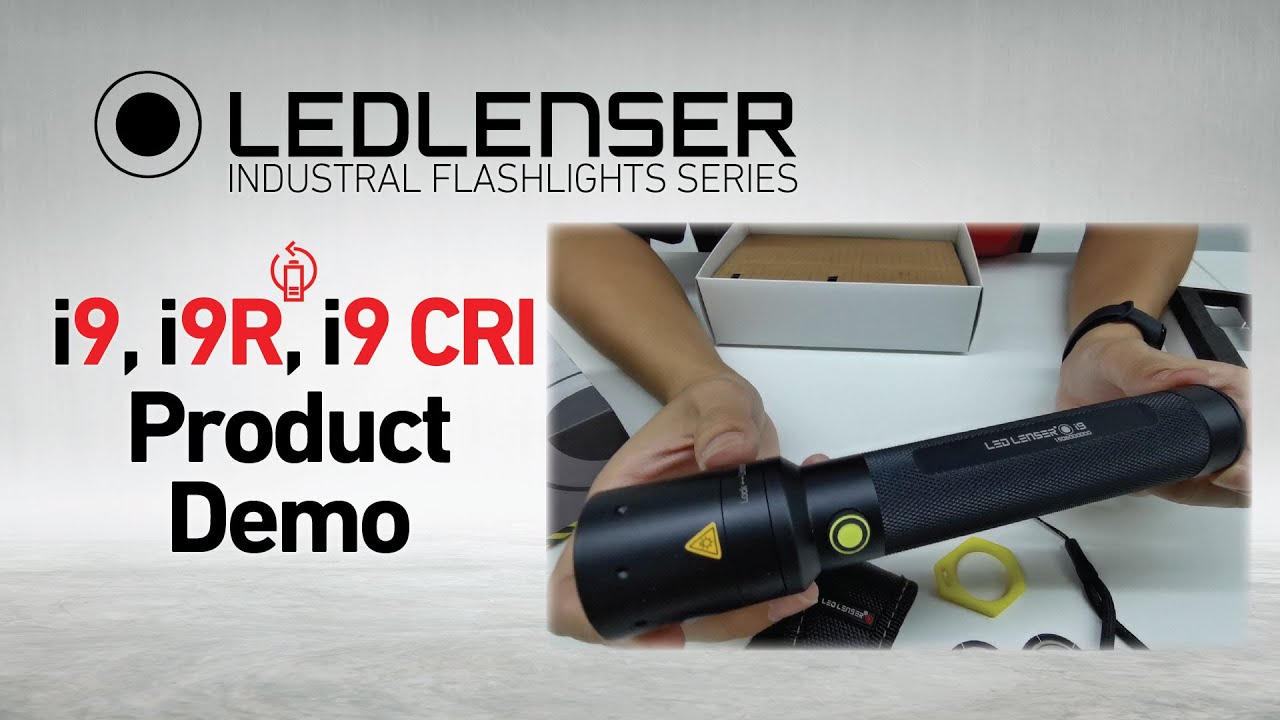 Ledlenser Industry Series Rechargeable Torch Flashlight - i9, i9R