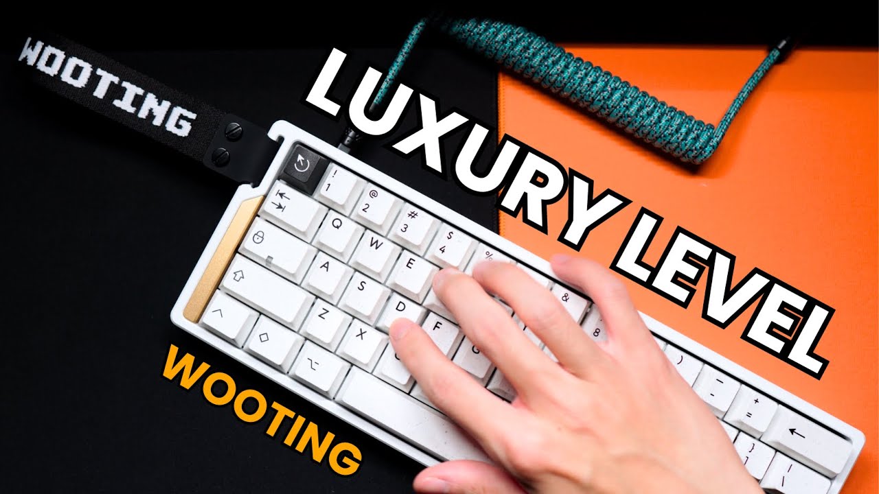 Wooting 60HE Alumaze60 & Coiled Cable Set - Feels like LUXURY