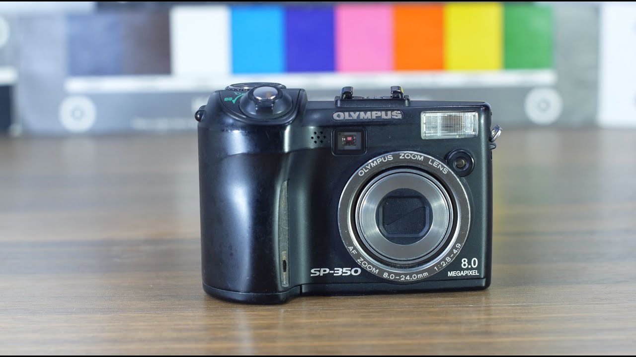 Olympus SP 350 8MP Digital Camera from 2005 - YouTube