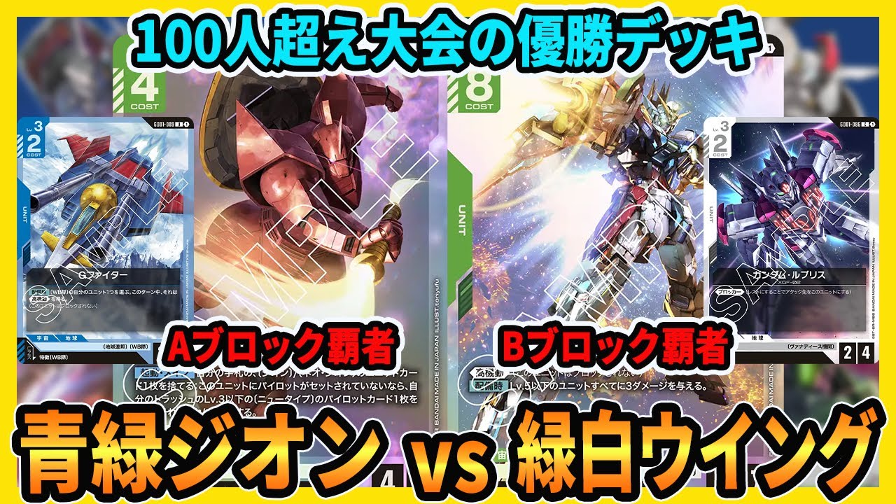 Large Tournament Winning Decks] I played two winning decks from