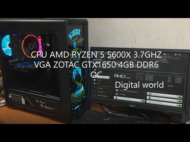 Gaming PC Build Ryzen 5 5600X GTX 1650 | MSI B550M-A PRO - YouTube