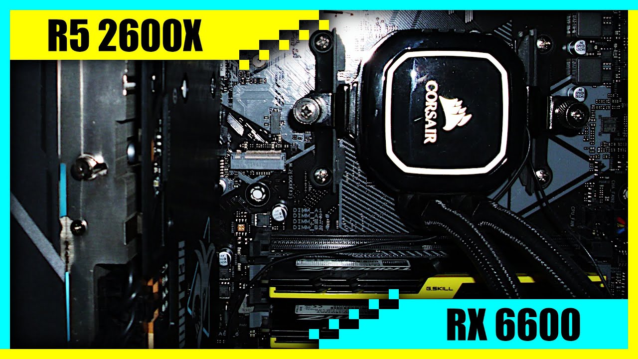 Ryzen 5 2600X + RX 6600 Gaming PC in 2022 | Tested in 7 Games