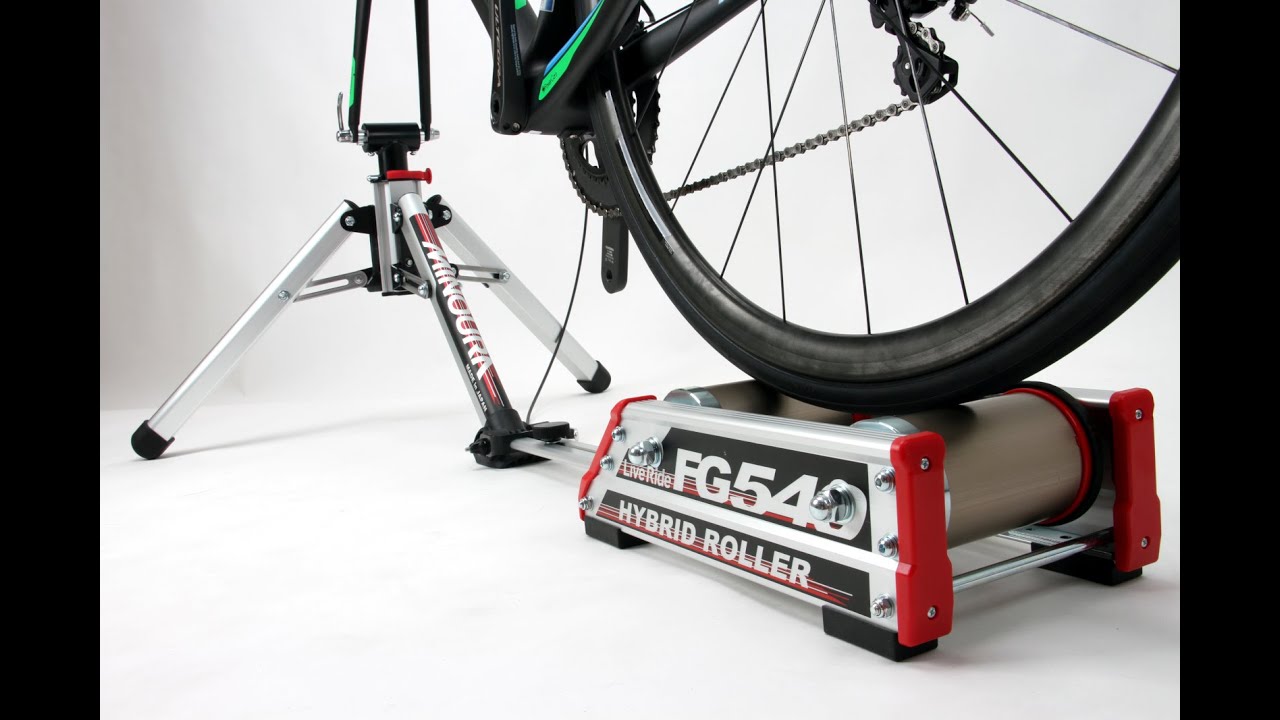 ミノウラ FG540 フォーク固定式のローラー台をチェック - YouTube