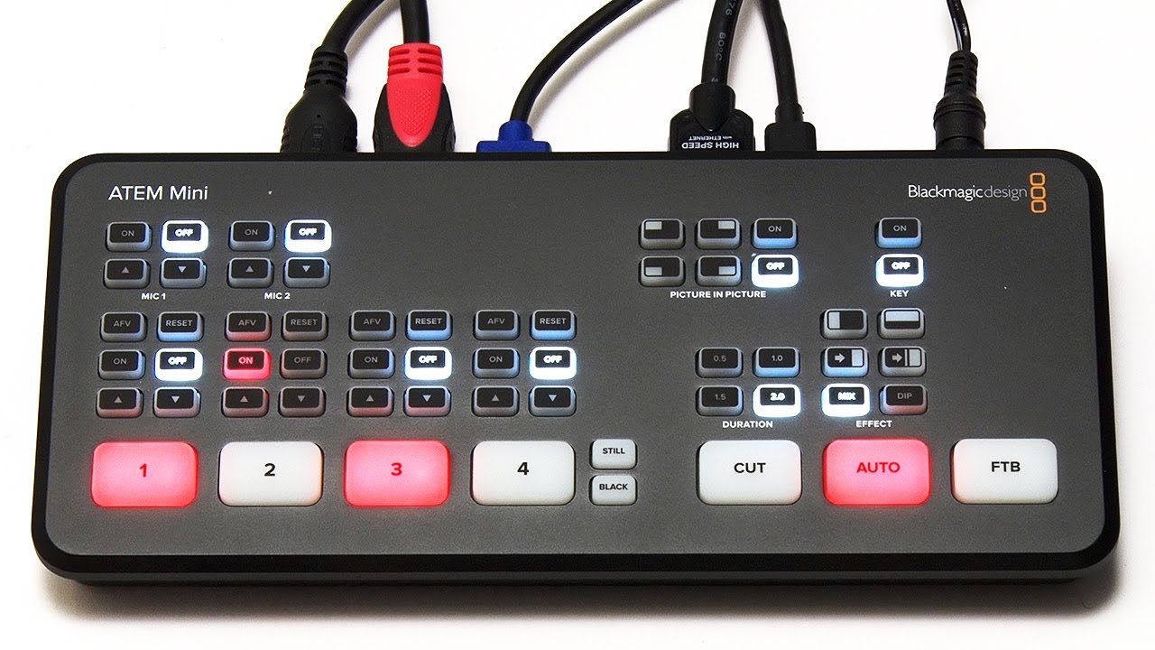 ATEM Mini: HDMI Switcher for Video Calls, Streaming & More! - YouTube