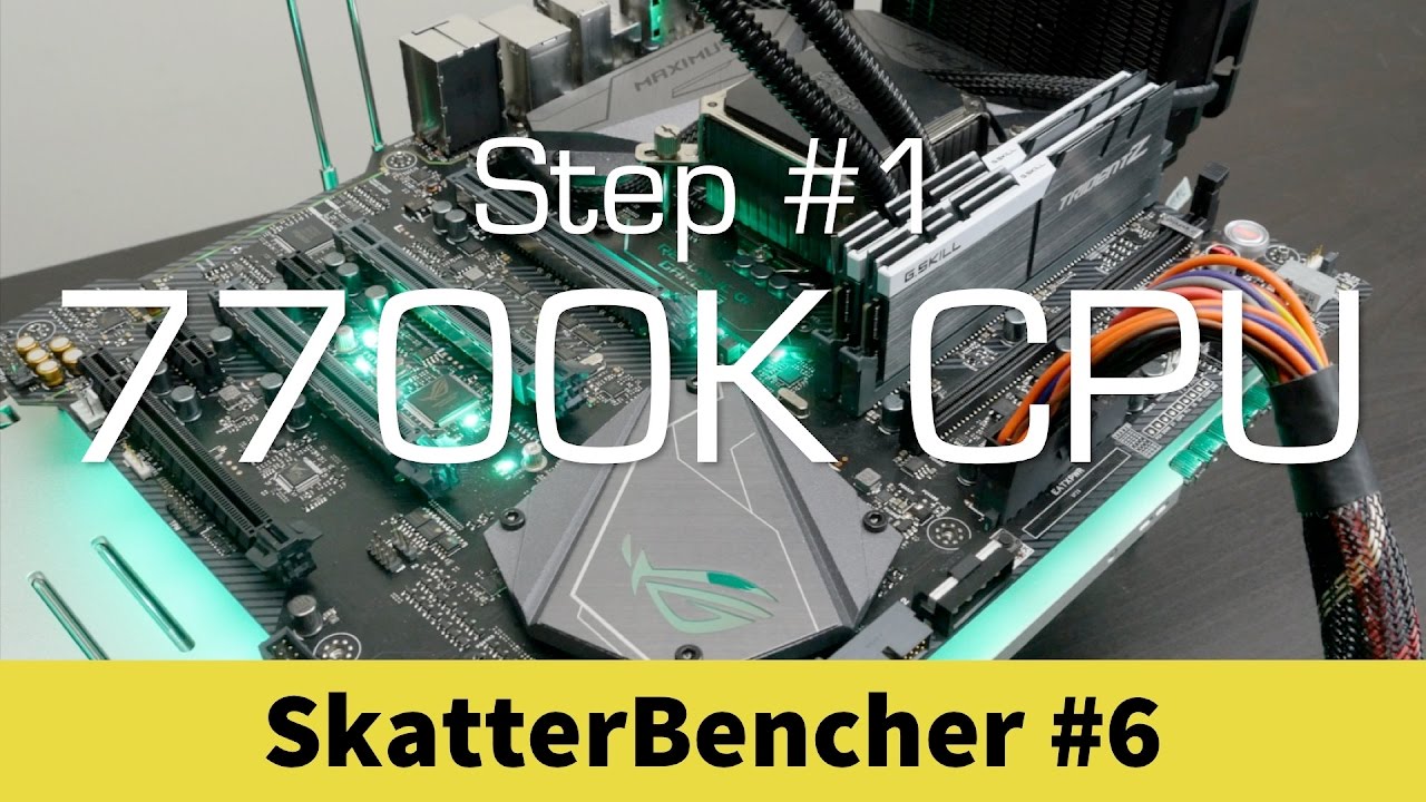 Core i7 7700K to 5 GHz and DDR4-4000 with AIO cooling