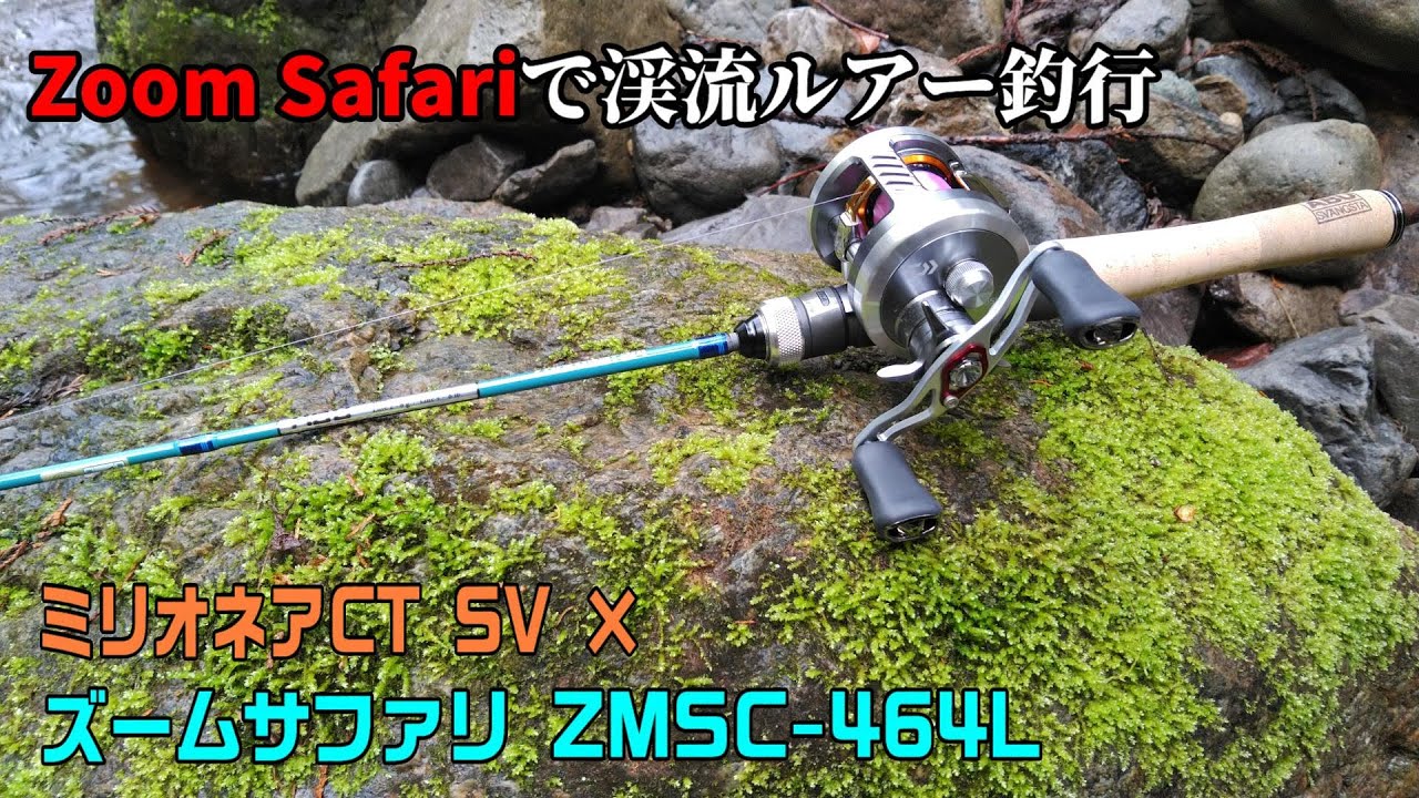 渓流ベイト】ズームサファリのベイトモデルで渓流ルアー釣行 - YouTube