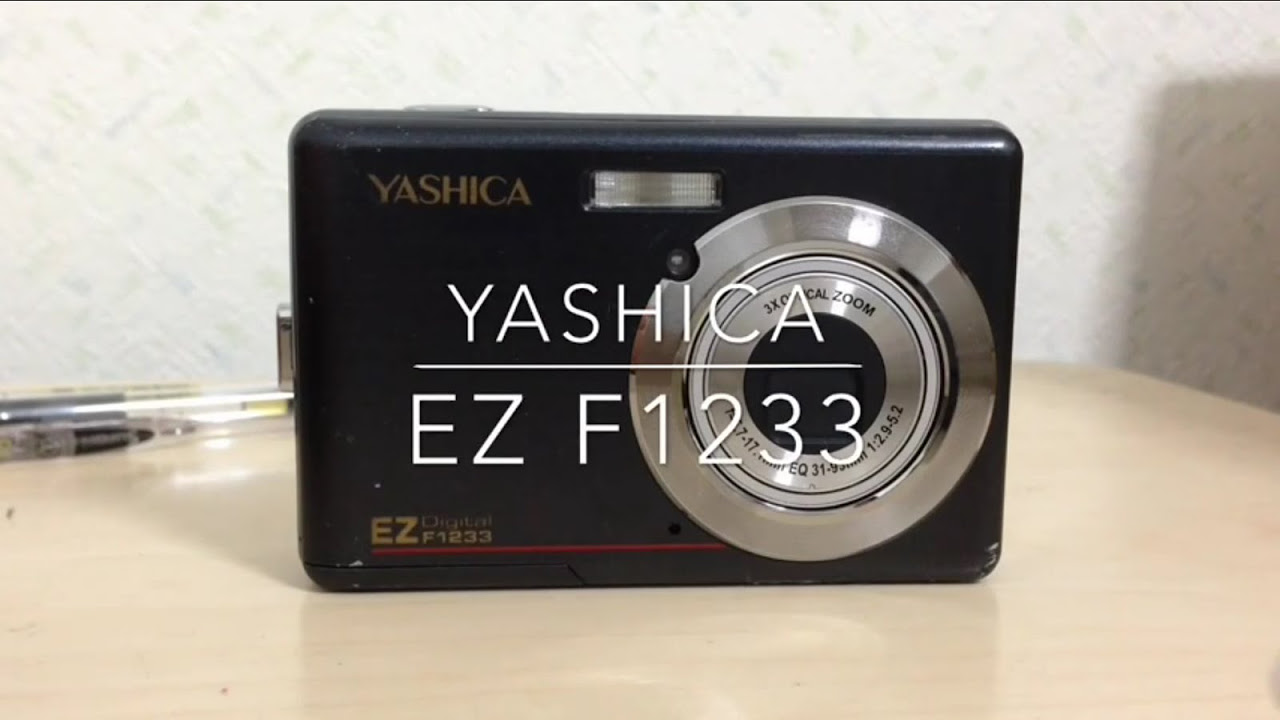 デジカメレビュー】ヤシカ EZ F1233 - YouTube