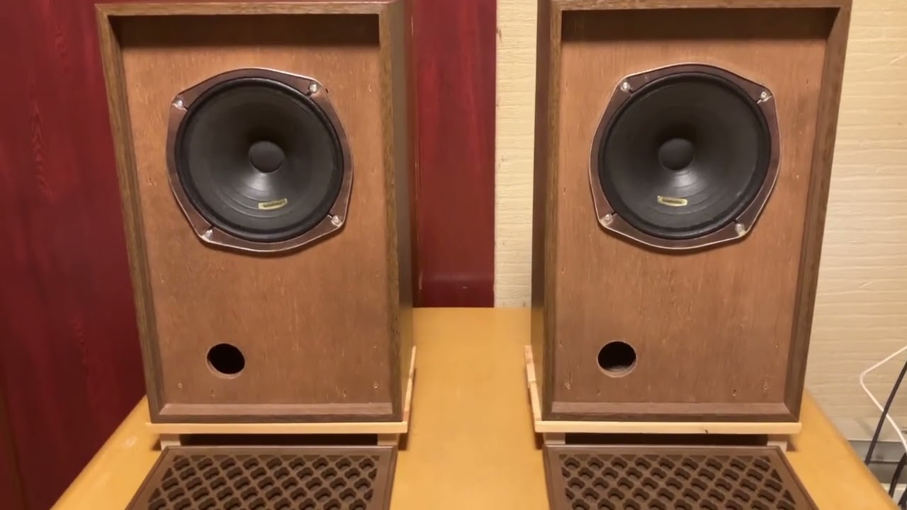 オーディオ試聴動画 Diatone P-610B 初期型8Ω Sansui格子柄小型箱