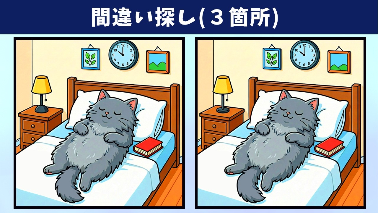 Spot the 3 Differences | Illustration Version #2136 - YouTube