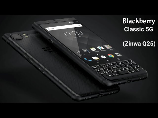 BlackBerry-Q25 zinwa Android14 ブラックケース付 BlackBerry-Q25
