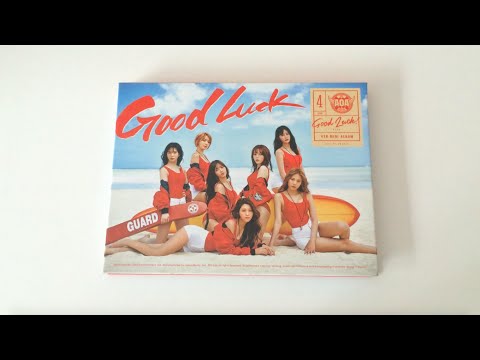 ♡Unboxing AOA 에이오에이 4th Mini Album Good Luck 굿럭 (Week