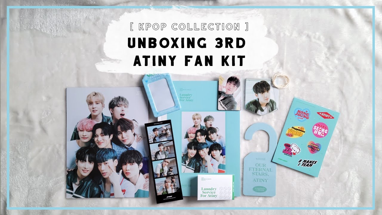 Unboxing ATEEZ 3rd Official Membership Atiny Kit - YouTube