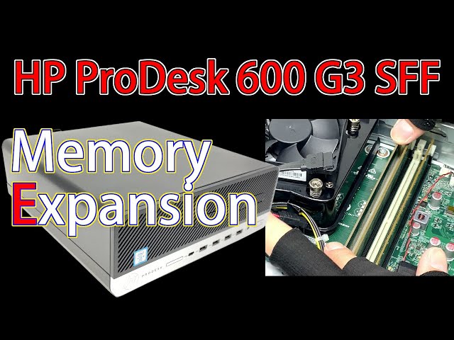 HP ProDesk 600 G3 SFF のメモリ増設方法 - YouTube