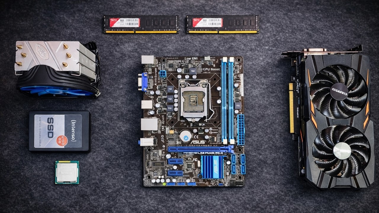 I7 3770 + GTX 1050TI Low Budget Gaming PC Build - YouTube