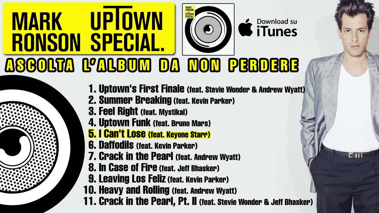 Mark Ronson - Uptown Special Album Sampler - YouTube