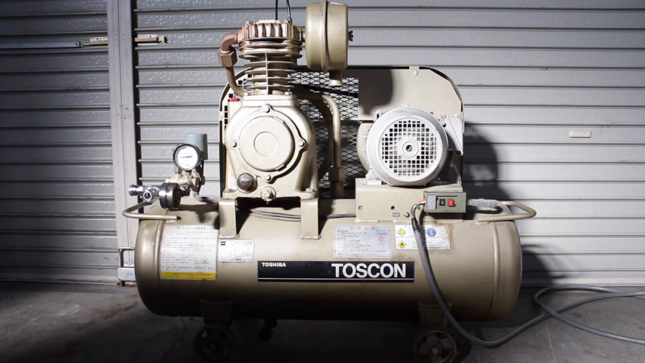 東芝トスコン中古機SP10D-15 | エアーコンプレッサー販売・修理