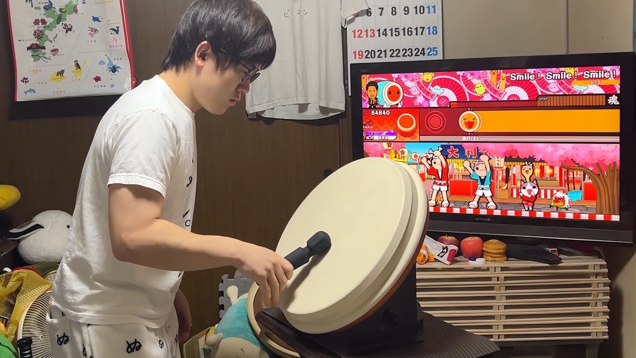 おうち太鼓】電動マッサージ機で連打は入るのか？！ - YouTube