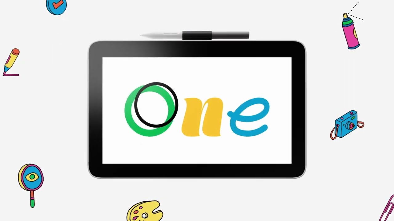 Wacom One 液晶ペンタブレット 12 Dr. Grip/スタンド セット (SET