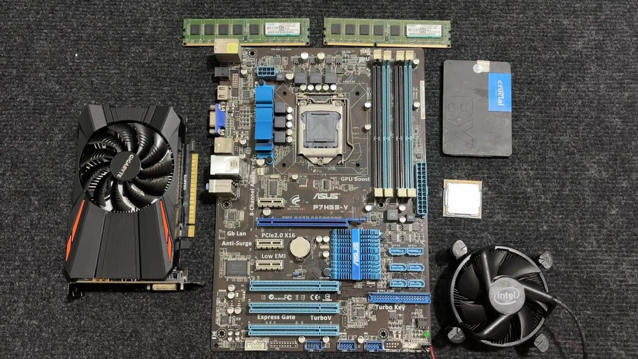 I7 860 + GTX 1050 Low Budget Gaming PC Build - YouTube