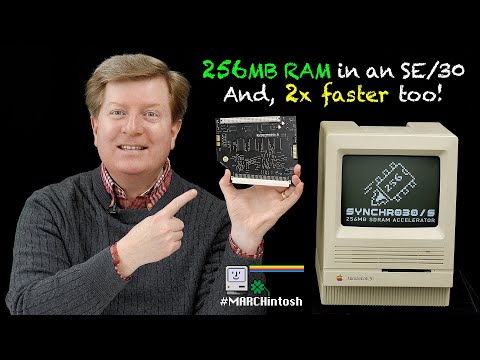Synchr030/S: 256MB Accelerated SDRAM PDS Card for Mac SE/30 - YouTube