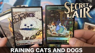 MTG】猫と犬だらけ！Secret Lair: Raining Cats and Dogs開封