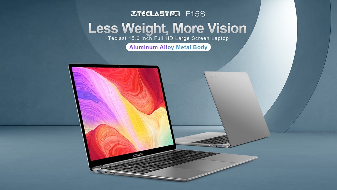 TECLAST 15.6インチの薄くて軽いポータブルメタルボディの大画面「F15S