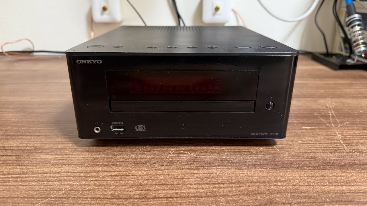 ハードオフで2,750円で購入したONKYO CR-U1をメンテナンス - YouTube