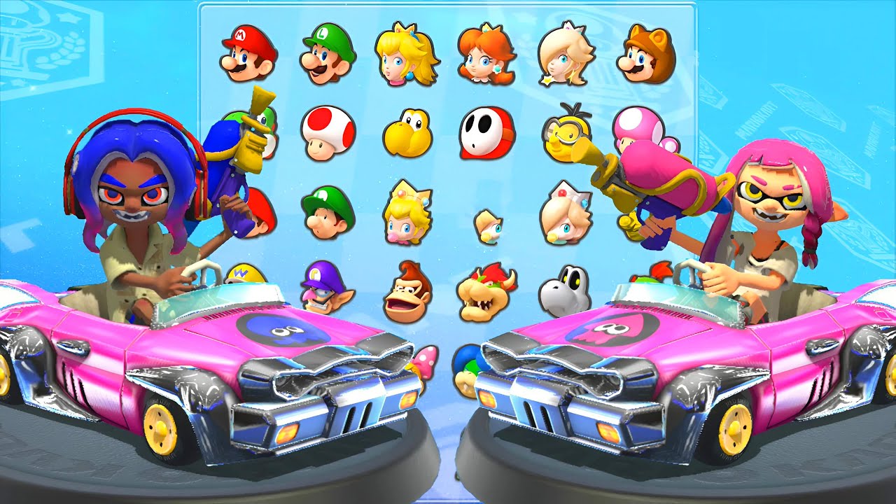 マリオカート8デラックス】スプラトゥーン3のキャラクターでNintendo