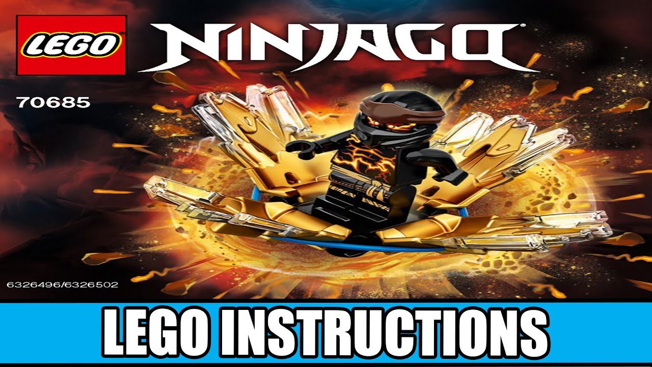 LEGO Instructions | Ninjago | 70685 | Spinjitzu Burst - Cole - YouTube