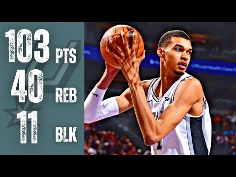 ビクター・ウェンバンヤマのNBAでの素晴らしい初5試合出場 | サン