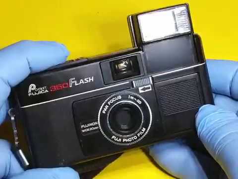 Fujica Pocket 350 Flash (1978) 110 Film Format Camera with 20mm