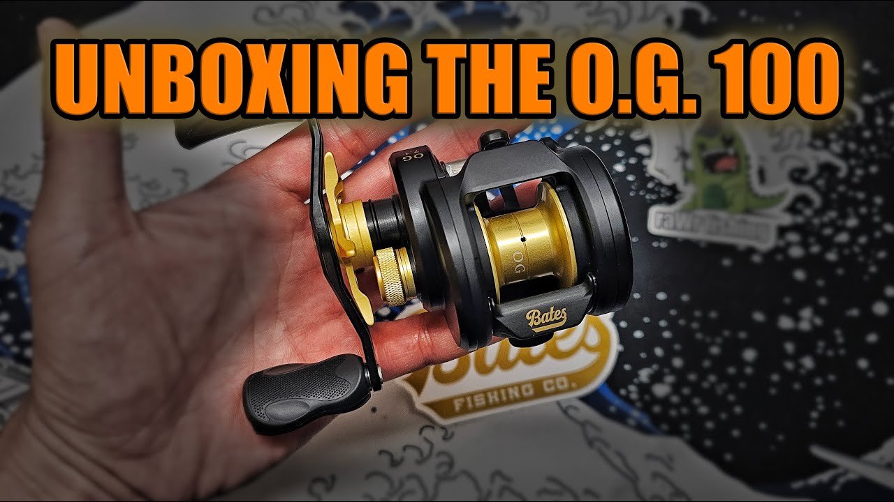Unboxing Bates Fishing The O.G. 100 Round Fishing Baitcasting Reel