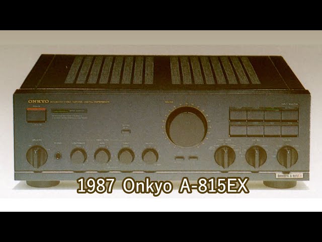 1987 Onkyo A-815EX - YouTube