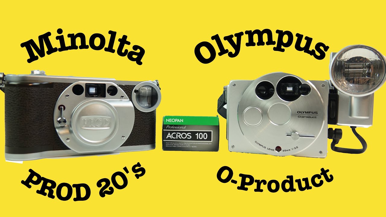 Olympus O Product vs Minolta Prod 20's - Retro 35mm film camera