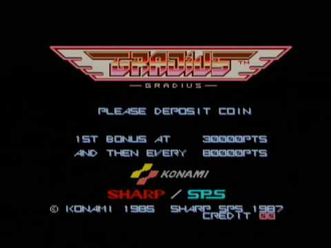 X68000:1987:グラディウス (GRAD_KAI) / GRADIUS - YouTube