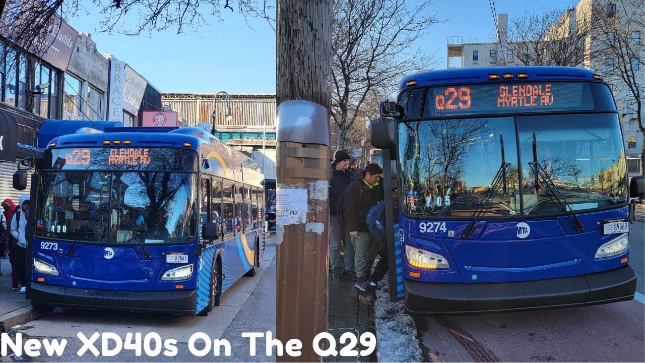 MTA New 2023-2024 New Flyer Xcelsior XD40s on the Q29 Route - YouTube
