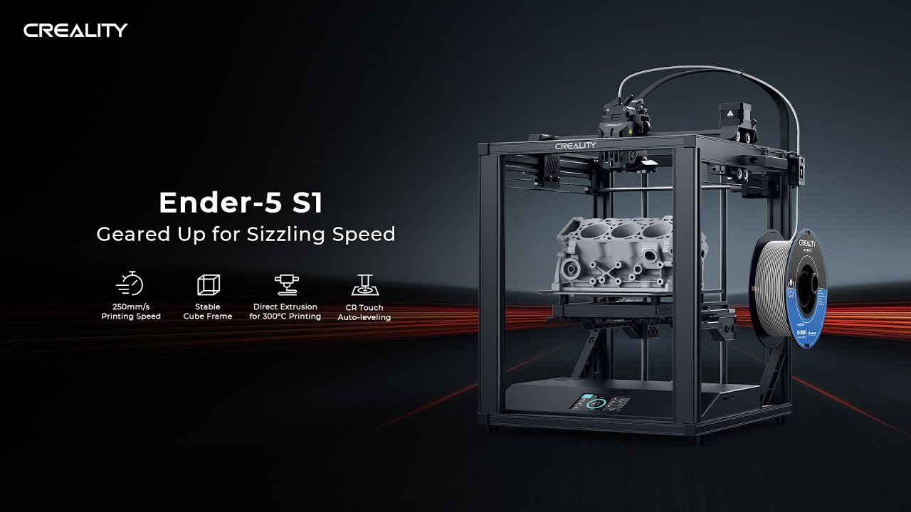 CrealityからEnder 5 S1 3D プリンター登場、圧倒的な速さを実現
