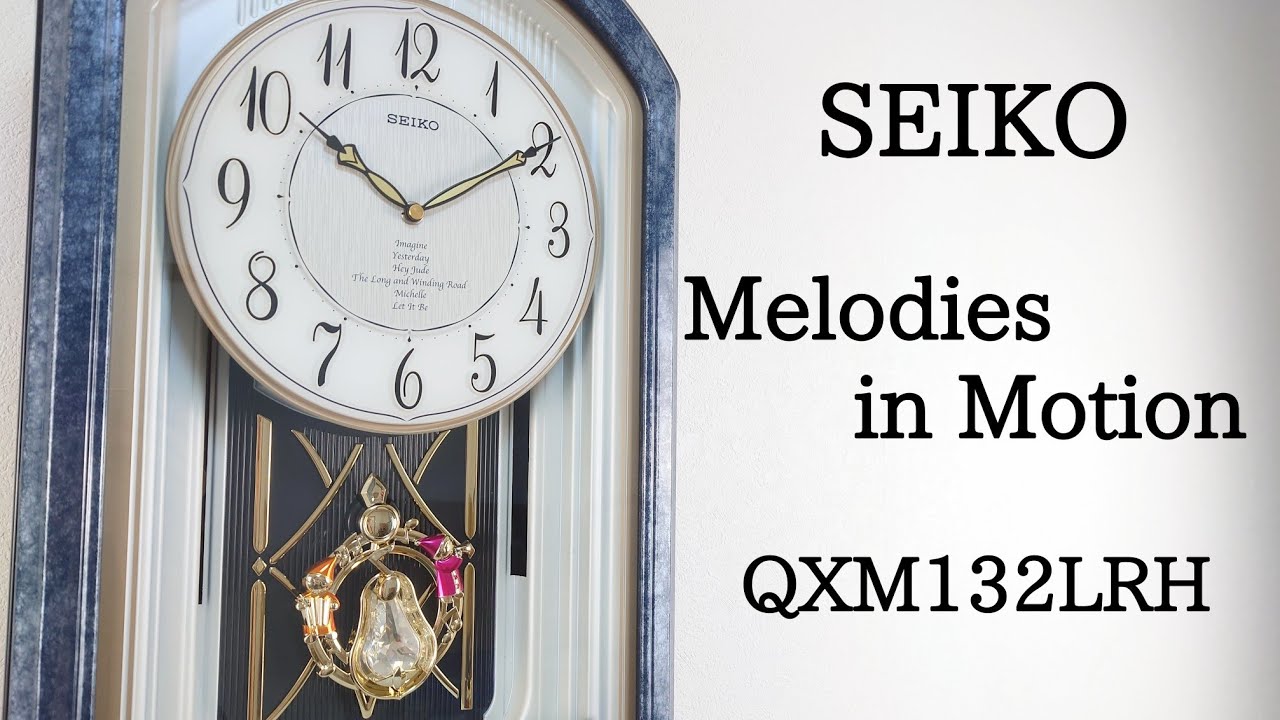 SEIKO Melodies in Motion Clock QXM132LRH からくり時計 - YouTube